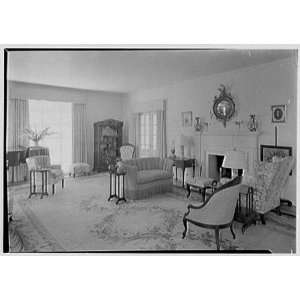   Delray Beach, Florida. Living room, general view 1940
