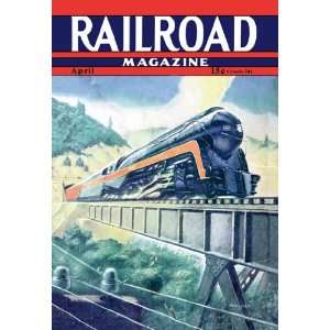   Speedy Future of Railroading, 1942 24X36 Giclee Paper