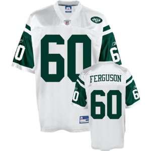   Ferguson Jersey Reebok White Replica #60 New York Jets Jersey Sports