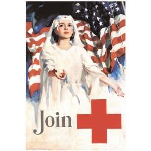    Walter W. Seaton   Join, American Red Cross Canvas