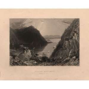  Bartlett 1839 Engraving of the Hudson Highlands (from Bull 