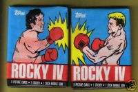1985 Topps Rocky IV Wax Packs (2) Fresh From Box  