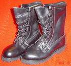 NEW ROCKY Black Leather Military Cold Wet Boots   SZ 4.5 X W