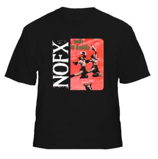 Nofx Album Cover Punk Rock Band T Shirt Black  