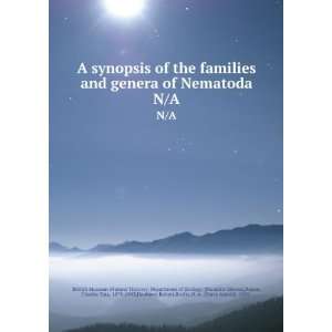   the families and genera of Nematoda, H. A. Daubney, R. Baylis Books