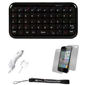  Bluetooth Typing Keyboard with Soft Rubber Keys for New Apple iPhone 