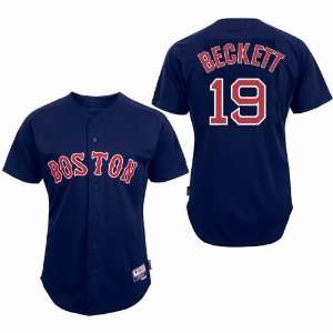  Boston Red Sox #19 Josh Beckett Blue 2011 MLB Authentic 