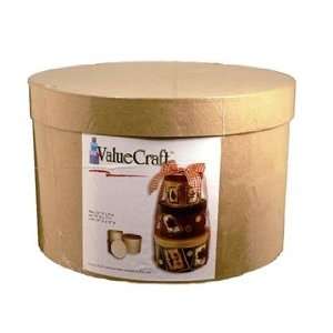   Value Package Box Round Hat Kraft Set of 3 Arts, Crafts & Sewing