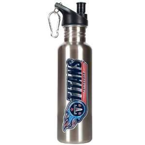   Titans 26oz Silver Stainless Steel Water Bottle