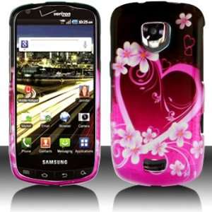 com Samsung i510 Droid Charge Purple Love Case Cover Protector (free 