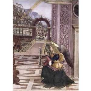  Annunciation (Detail) by Bernardino Pinturicchio. Size 21 