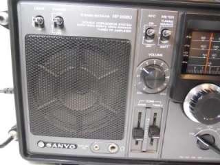 RARE Sanyo 9 Band Multiband Transistor Radio Receiver, RP 8880, FM/AM 