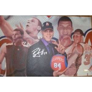  Blake Griffin Signed LA Clippers 20x14 Canvas UDA Sports 