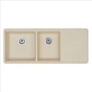  Blanco 4404 Precis Multilevel Sink with Drainer Finish 