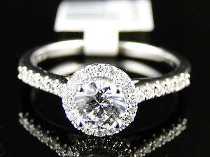   GOLD SOLITAIRE DIAMOND BRIDAL WEDDING ENGAGEMENT RING .60 CT  
