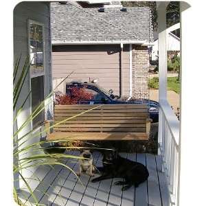  Cypress Wooden Rollback 2 Porch Swings Patio, Lawn 