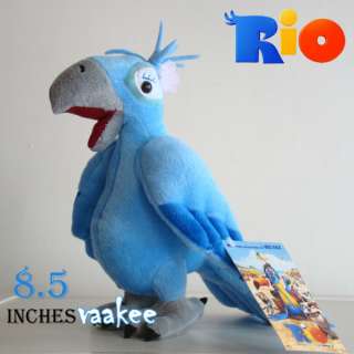 The Movie RIO Character Jewel Bird 8.5 Plush Toy Parrot Stuffed 