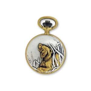  JD Manoir Two tone White Dial Dog 27In. Necklace Hunter 