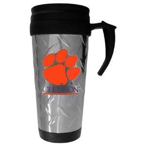    Clemson Tigers NCAA Diamond Plate Travel Mug