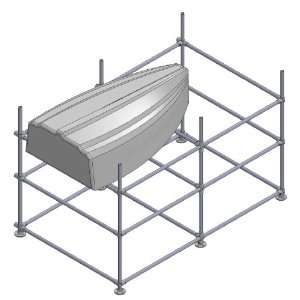  ROK BOAT STAND   Dinghy Rack (3)