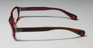NEW CHROME HEARTS HELL BENT 53 16 140 BROWN/SILVER RX EYEGLASSES 