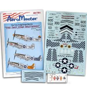   51 VLR Iwo Jima Mustangs Fancy Art, Pt 1 (1/48 decals) Toys & Games