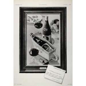  1938 Ad French Antonin Rodet Mercury Wine Draeger 