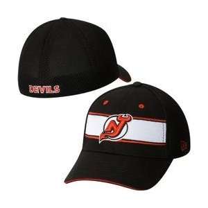 New Era New Jersey Devils Wise Stripe Stretch Fit Hat   New Jersey 