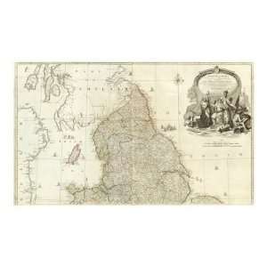   (Northern section), c.1790 Giclee Poster Print by John Rocque, 40x26