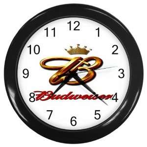 Budweiser Beer Logo New Wall Clock Size 10  