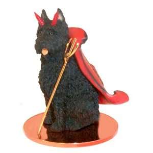  Bouvier Des Flandres Little Devil Dog Figurine   Cropped 