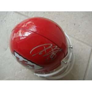 Autographed Dwayne Bowe Mini Helmet   Replica   Autographed NFL Mini 