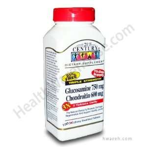 com Glucosamine/Chondroitin Triple Strength Supplement   150 Tablets 
