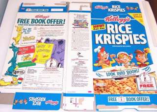 This listing is for one 1993 Rice Krispies Dr Seuss Cereal Box. Box 