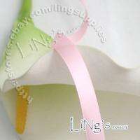 100y Pink QUALITY Satin Ribbon Wedding Favor Decor  