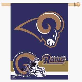  St. Louis Rams 27x37 Vertical Flag