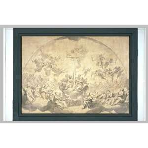  Hand Made Oil Reproduction   Charles Le Brun   32 x 22 