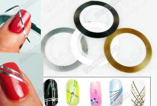 Fashion 18 Color Rolls Striping Tape Line Nail Art Decoration Sticker 