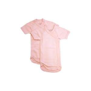  Piccolo Bambino Organics 2 pk Bodysuits in Pink Baby