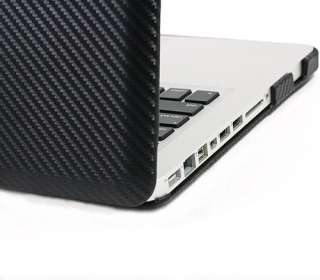 New Black Carbon Fiber Hard Case Cover For Apple MacBook Pro 13 13.3 