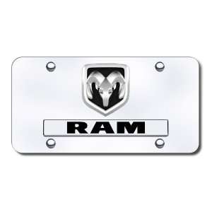  Dodge Ram Logo Front License Plate Automotive