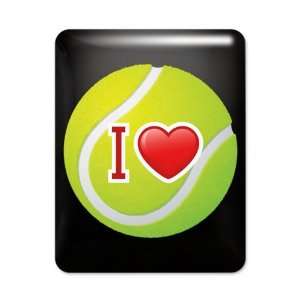  iPad Case Black I Love Tennis 