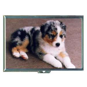  Australian Shepherd Puppy Dog ID Holder, Cigarette Case or 