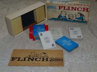 1963 PARKER BROTHERS FLINCH GAME 150 CARDS COMPLETE  