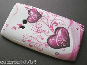 Red Heart Silicone Cover Case for Nokia X7 X7 00 #01  