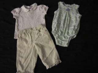 36 p. CARTERS INFANT BABY GIRL 6 9 12 MONTHS SPRING SUMMER CLOTHES 