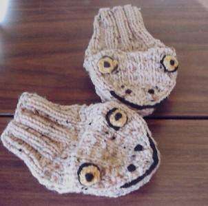   Knit Childrens Animal Puppet Mittens Buy the KNITTING PATTERN  