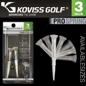  Koviss PRO Spring Golf TEE [3 Inch] 76mm 2pcs Sports 