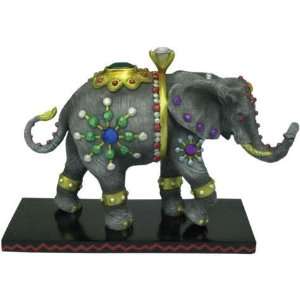 Tusk Jewel Elephant Figurine 