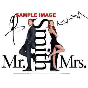   Angelina Jolie Brad Pitt MR AND MRS SMITH AUTOGRAPHED 